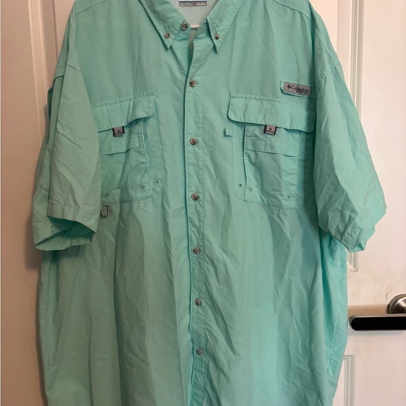 Columbia Other - Columbia Mint Green Short Sleeve Shirt